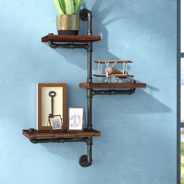 Trent Austin Design 3 Shelves Wood Floating Wall Shelf & Reviews Wayfair